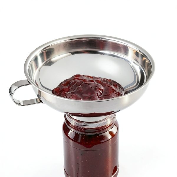 Delove Stainless Steel Funnels Set Kitchen Canning Strainer-4
