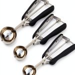 HOMURE H Cookie Scoops Stainless Steel Ergonomic Baking Set-0
