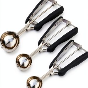 HOMURE H Cookie Scoops Stainless Steel Ergonomic Baking Set-0