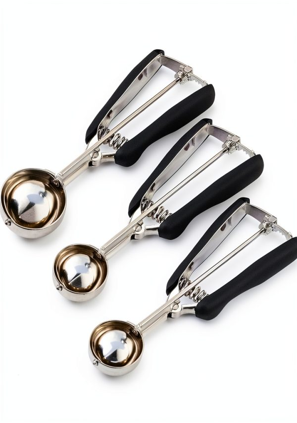 HOMURE H Cookie Scoops Stainless Steel Ergonomic Baking Set-0