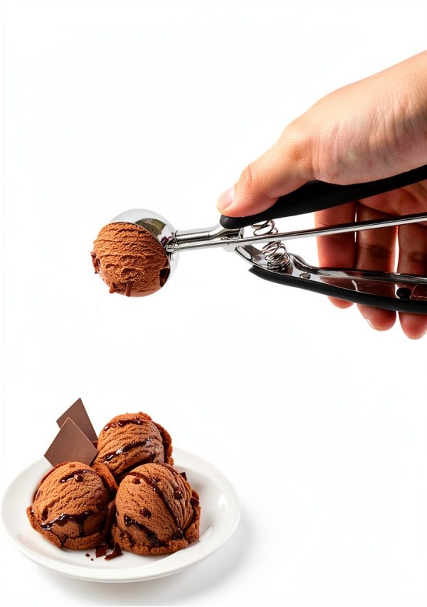 OSHLANT Stainless Steel Ice Cream Scoop Trigger Release-6