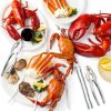 Nut Crackers HLARTNET Stainless Steel Seafood Tools Set-5
