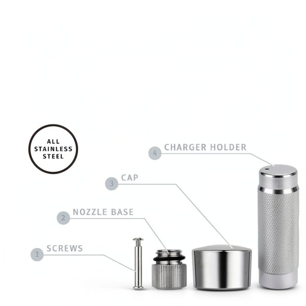 Otis Classic Cream Charger Dispenser Easy Clean Kitchen Tool-8