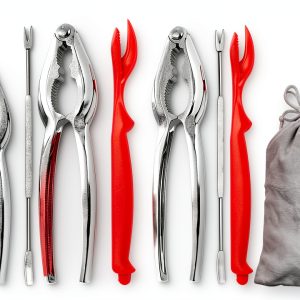 Hiware Seafood Tools Set Zinc Alloy Crackers Stainless Steel-0