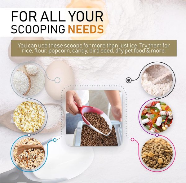 Spring Chef Plastic Scoop Durable BPA-Free Kitchen Tool-5