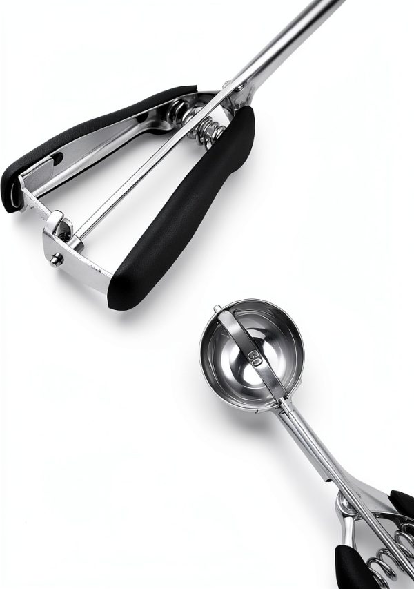 HOMURE H Cookie Scoops Stainless Steel Ergonomic Baking Set-2