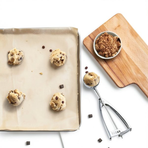 Waatone Stainless Steel Cookie Scoop Set Dishwasher Safe-4