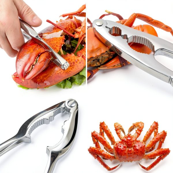 Hiware Seafood Tools Set Zinc Alloy Crackers Stainless Steel-2