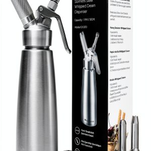 Otis Classic Cream Charger Dispenser Easy Clean Kitchen Tool-0