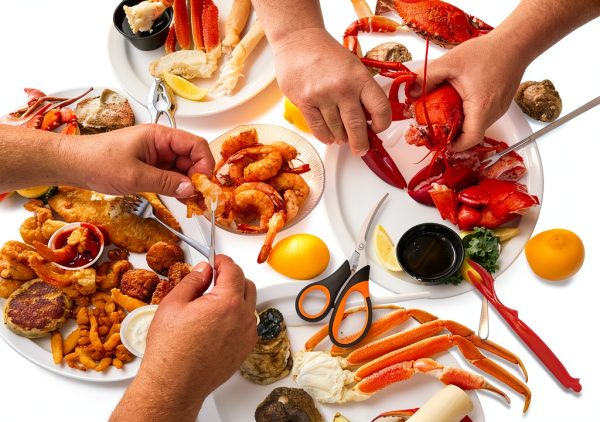 Hiware Seafood Tools Set Zinc Alloy Crackers Stainless Steel-6