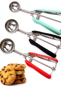 JUNADAEL J Cookie Scoops Stainless Steel Trigger Release Set-0
