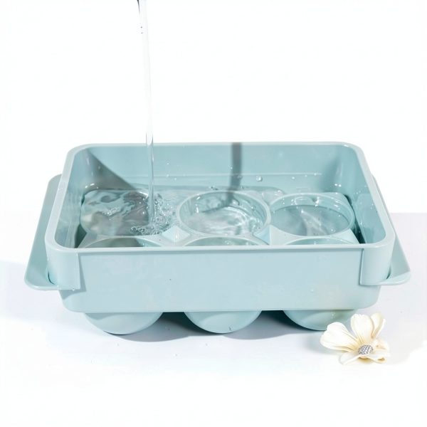 WIBIMEN Ice Ball Mold Plastic Round Balls for Cocktails-3