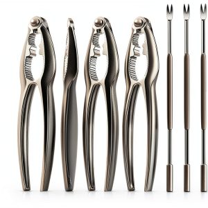 Nut Crackers HLARTNET Stainless Steel Seafood Tools Set-0