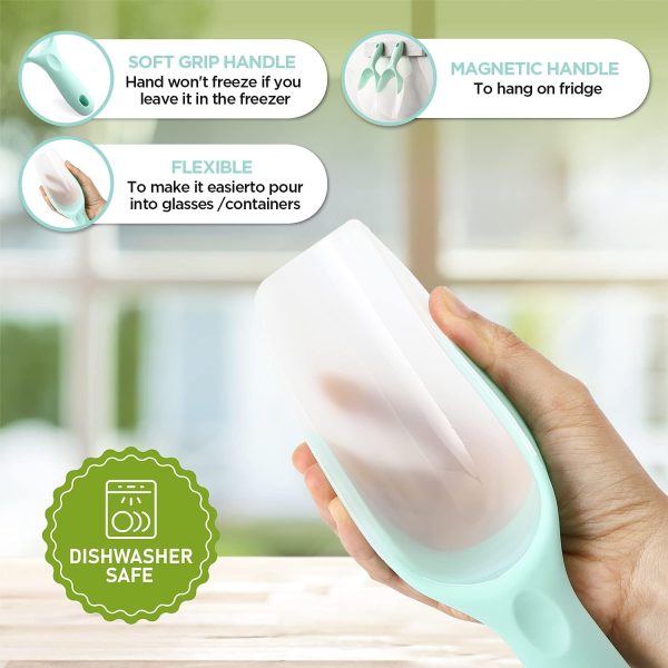 Spring Chef Plastic Scoop Durable BPA Free Dishwasher Safe-2