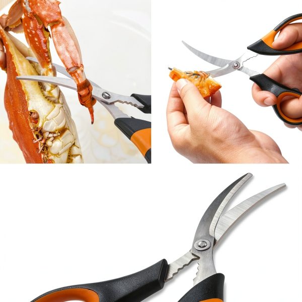 Hiware Seafood Tools Set Zinc Alloy Crackers Stainless Steel-5