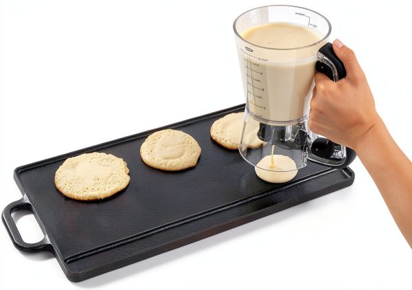 OXO Batter Dispenser Drip Free Valve BPA Free Kitchen Tool-4