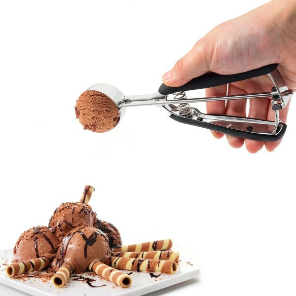 LLESCA Cookie Scoop Set Stainless Steel Dishwasher Safe-5