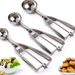 OSHLANT Stainless Steel Cookie Scoop Set Dishwasher Safe-0