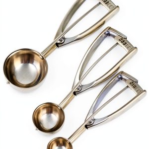Waatone Stainless Steel Cookie Scoop Set Dishwasher Safe-0