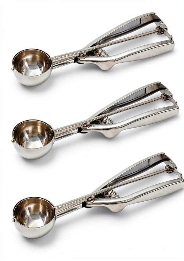 OSHLANT Stainless Steel Cookie Scoop Set Dishwasher Safe-1