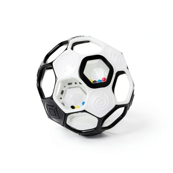 Bright Starts Grippin Goals Rattle Ball BPA Free Plastic Toy for-0