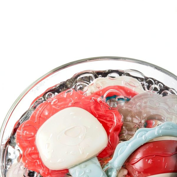 LIGAO Baby Rattle Teether Set Non Toxic Animal-3