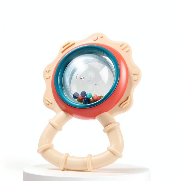 LIGAO Baby Rattle Teether Set Non Toxic Animal-5