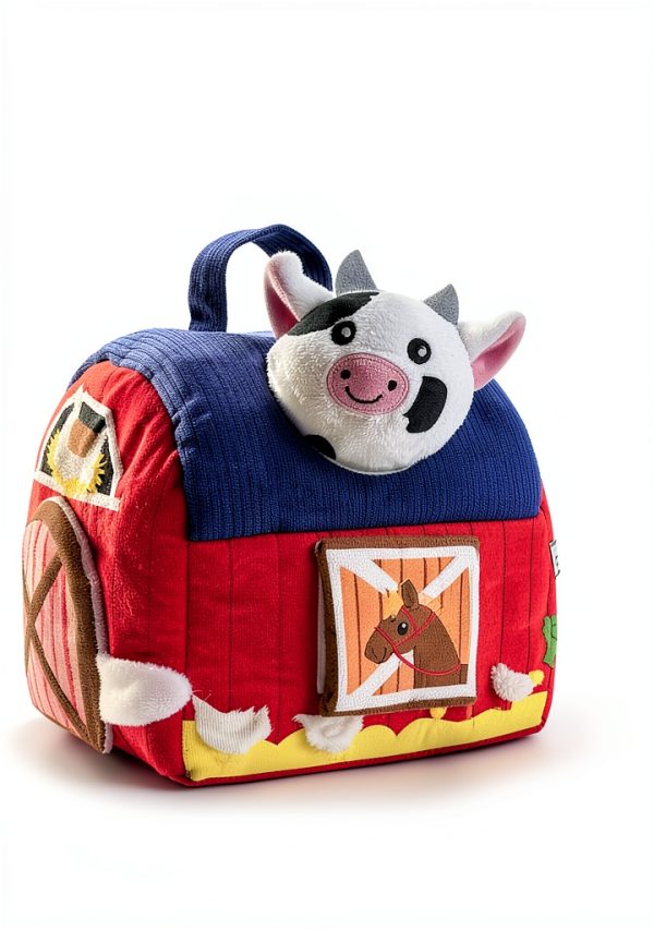 Gagule Plush Farm Barn Toy Soft Sensory Playset-1