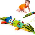 JollyBaby 4-in-1 Baby Musical Plush Rattle-0