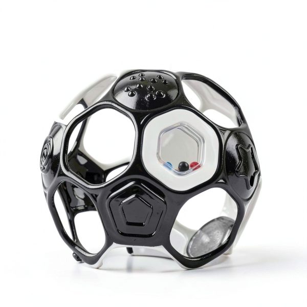 Bright Starts Grippin Goals Rattle Ball BPA Free Plastic Toy for-5