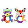 HAHA Baby Animal Plush Rattle Teether HA-RT-003 Soft Multi‑Texture-0