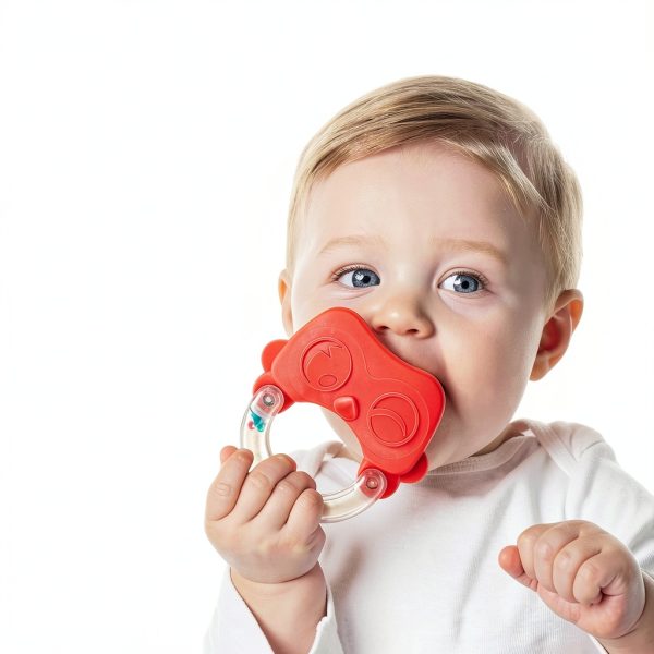 LIGAO Baby Rattle Teether Set Non Toxic Animal-2