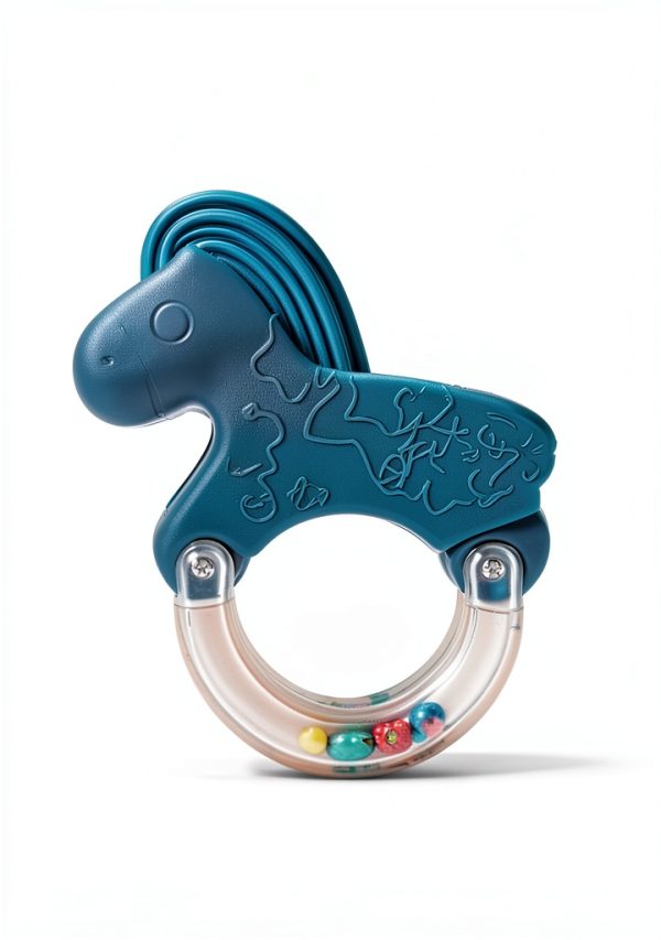 LIGAO Baby Rattle Teether Set Non Toxic Animal-8