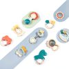 LIGAO Baby Rattle Teether Set Non Toxic Animal-1