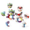 HAHA Baby Animal Plush Rattle Teether HA-RT-003 Soft Multi‑Texture-1