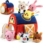Gagule Plush Farm Barn Toy Soft Sensory Playset-0