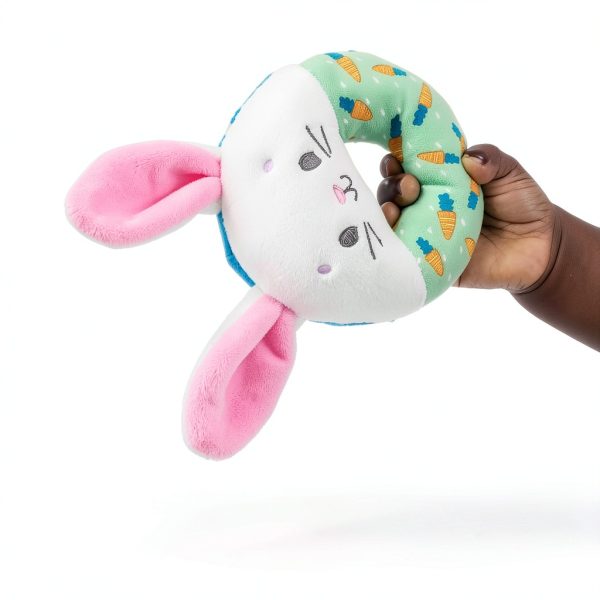 Ms Rachel plush baby rattle BPA-Free Chewable Ears 7x8.7 in-4
