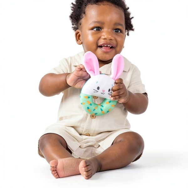 Ms Rachel plush baby rattle BPA-Free Chewable Ears 7x8.7 in-2
