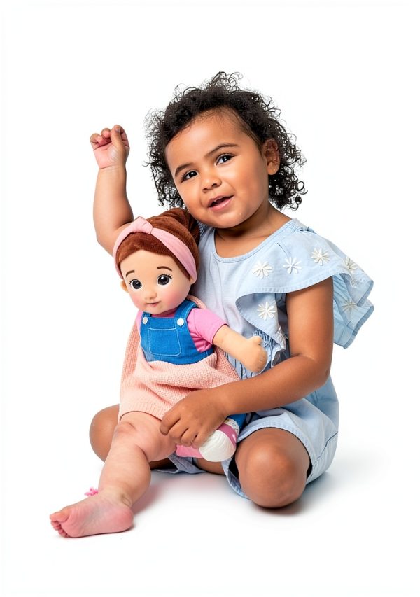 Ms Rachel plush baby rattle BPA-Free Chewable Ears 7x8.7 in-7