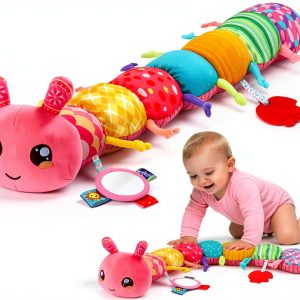 4-in-1 Baby Caterpillar Toy Thremhoo Music Crinkle Plush SZ2305014BYA-0