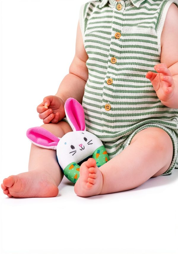 Ms Rachel plush baby rattle BPA-Free Chewable Ears 7x8.7 in-3