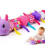 JollyBaby Musical Plush Toy 4-in-1 Animal Rattle with Crinkle-0