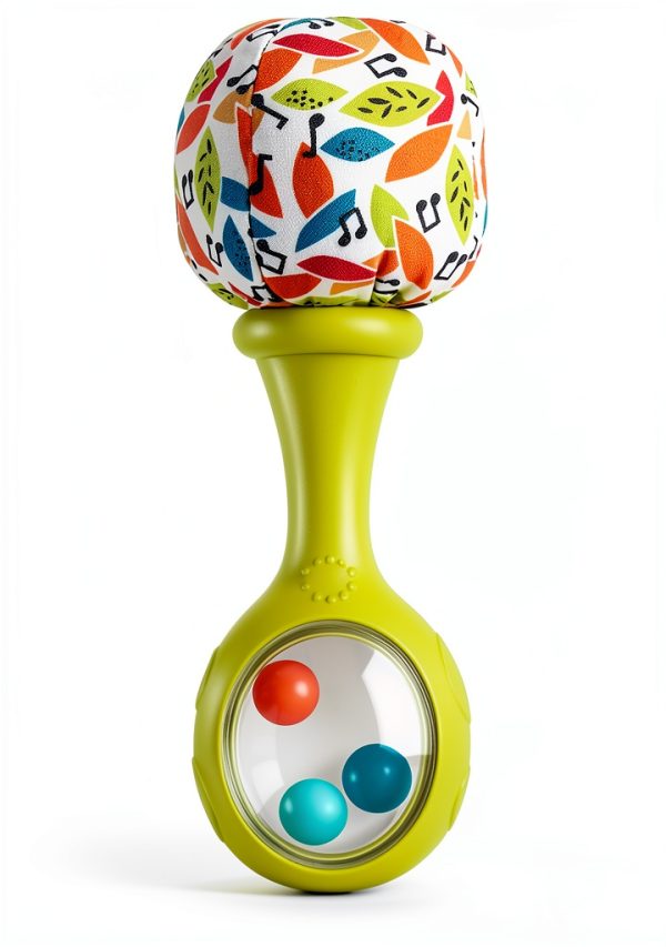 Fisher-Price Newborn Rattle Maracas Set of 2 – BPA Free Plastic Baby-2