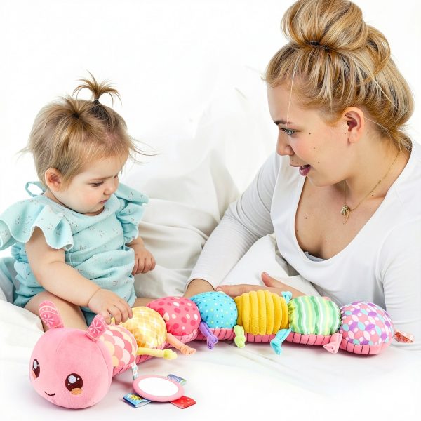 4-in-1 Baby Caterpillar Toy Thremhoo Music Crinkle Plush SZ2305014BYA-5