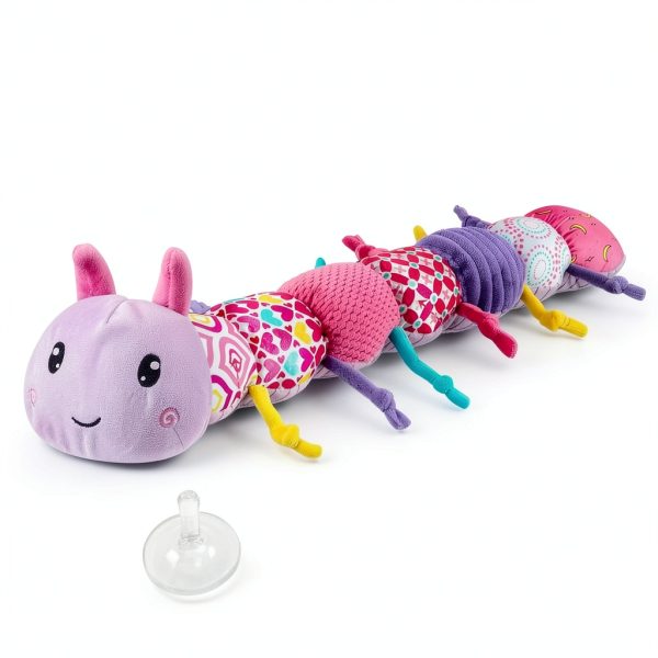 JollyBaby Musical Plush Toy 4-in-1 Animal Rattle with Crinkle-2