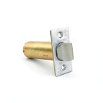 Schlage Commercial D Series Corner Spring Latch 3-3/4" Backset Chrome-0