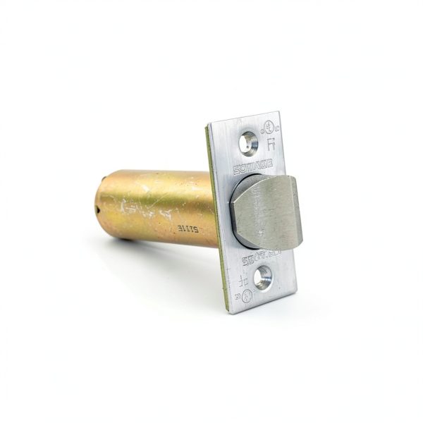Schlage Commercial D Series Corner Spring Latch 3-3/4" Backset Chrome-0
