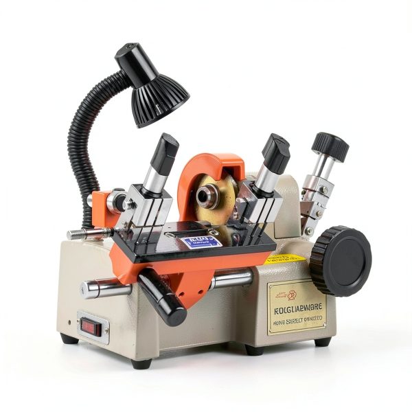 New Horizontal Key Cutting Machine with Gloves and Files Electric Key Duplicator for Car, Door Metal Keys Hardware Stores Locksmiths-2