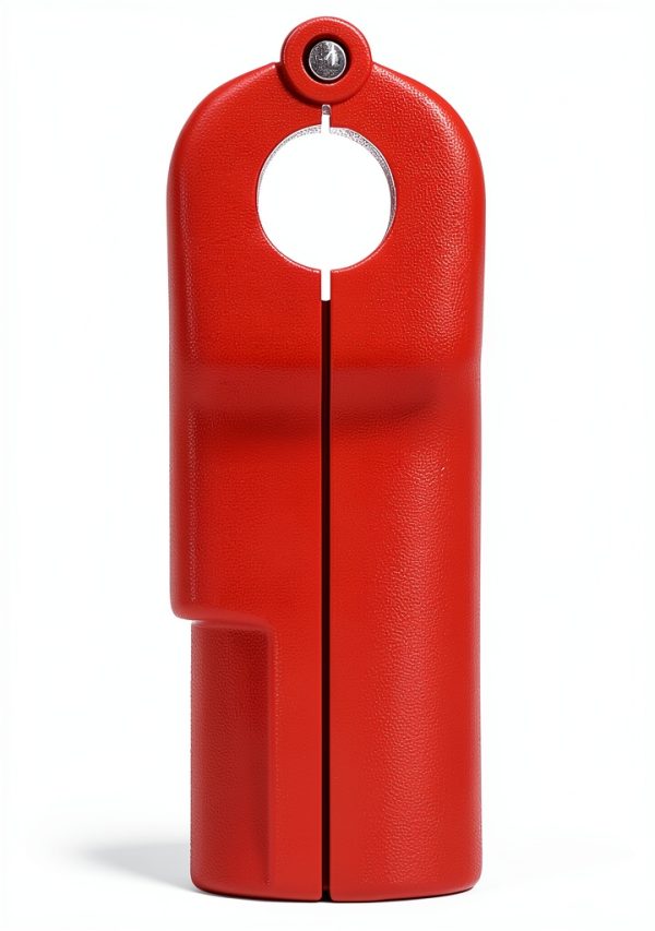 120 Packs Peg Hook Locks, 6 mm Plastic Magnet Security Red Stop Lock Anti-Theft Pegboard Display Hook Locks for Retail Shop and Shopping Center-6