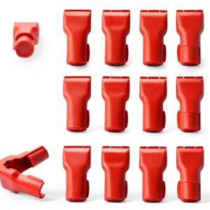 Hook Lock 100 Pcs Retail Anti-Theft Peg Locks by HILLSNSEA Red 5MM-0